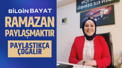 Zonguldak'ta faaliyet gösteren İnsanlık İçin Elden Ele Sosyal Yardımlaşma Derneği,