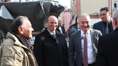 SESLİ’YE KATLI OTOPARK ESNAFINDAN DESTEK