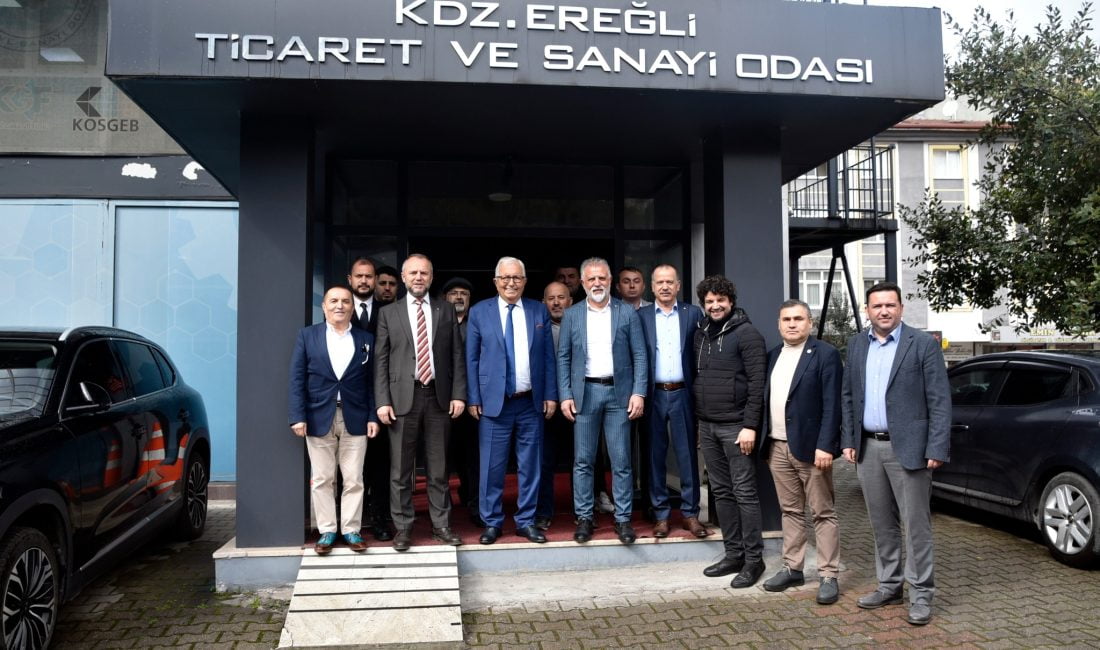 POSBIYIK EREĞLİ TSO’YU ZİYARET ETTİ Kdz. Ereğli Belediye Başkanı