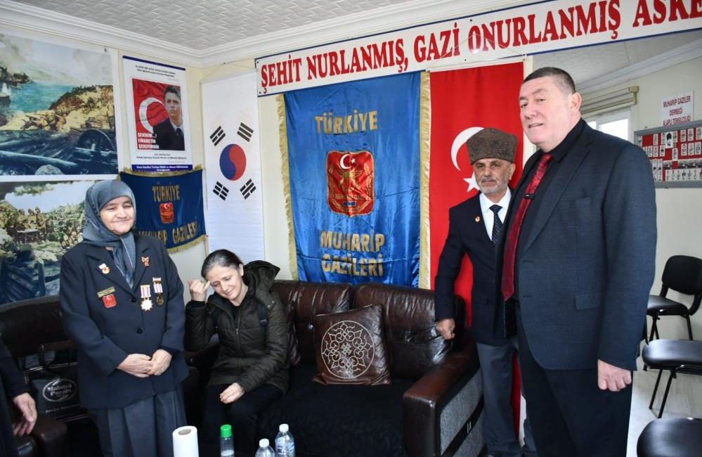 TEKİN’DEN GAZİLERE JEST Zonguldak'ın Alaplı Belediyesi tarafından