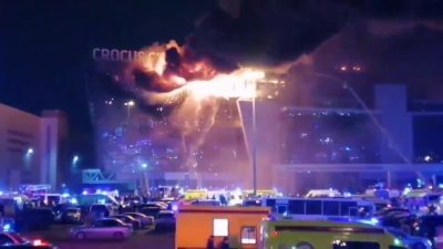 Rusya tarafından yapılan açıklamada, konser salonuna yapılan saldırıyı gerçekleştiren 4