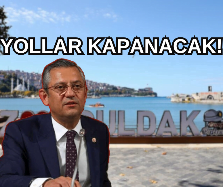 MİTİNG GÜNÜ YOLLAR KAPALI OLACAK 09.03.2024 Cumartesi günü saat: