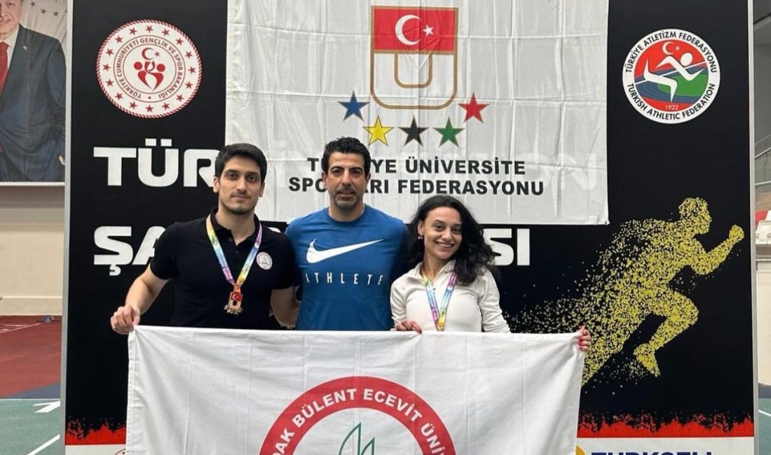 ZBEÜ ÖĞRENCİLERİ ŞAMPİYON OLDU Türkiye Üniversitelerarası Salon Atletizm