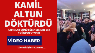 COŞKU TAVAN YAPTI… KAMİL ALTUN KADINLARLA GÖBEK ATTI