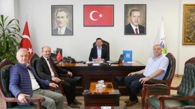 Kilimli, Muslu ve Gelik belediye başkanlarına ziyaret