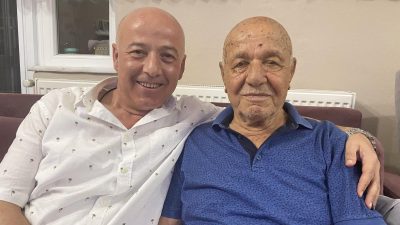 Akın Kaymak babasını sonsuzluğa uğurladı