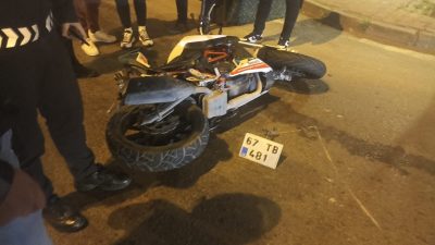 Ereğli’de motosiklet kazası