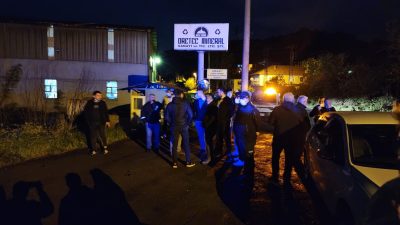 Zonguldak‘ın Ereğli ilçesinde bir fabrikaya gelen malzemenin çevreye yaydığı koku