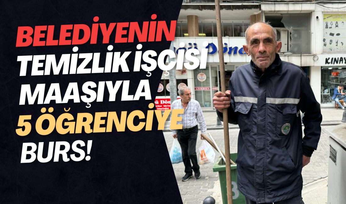 TEMİZLİK İŞÇİSİNDEN ÖRNEK DAVRANIŞ! Zonguldak Belediyesi'nde temizlik işçisi
