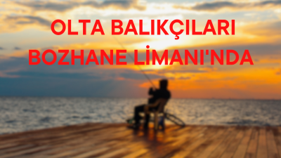 Zonguldak’ın Ereğli ilçesinde olta balıkçılığı yapan vatandaşlar, Bozhane Limanı mendireğinde