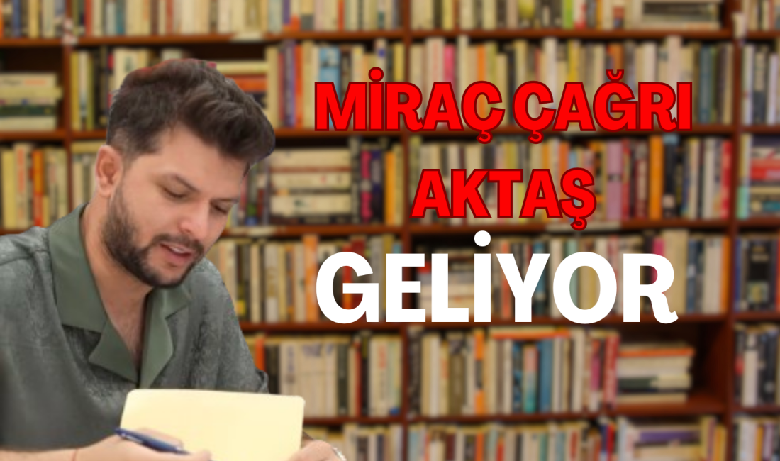 Miraç Çağrı Aktaş, Zonguldak’a Geliyor! İmza Gününde Sürprizler Sizi Bekliyor Yazar Miraç Çağrı Aktaş,