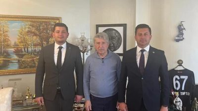 Köksal Toptan ve Yakup Moğul’u ziyaret ettiler