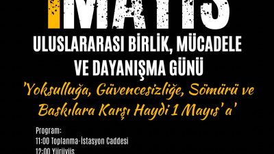 1 Mayıs Uluslararası Birlik, Mücadele ve Dayanışma Günü Dolayısıyla Tören