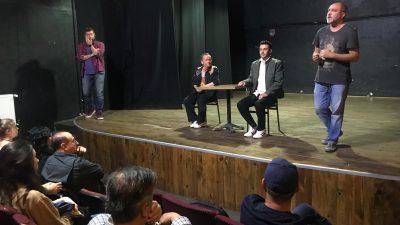 Zonguldak Tiyatro Günleri kapsamında “Ağzı Çiçekli Adam” isimli oyunu okuma
