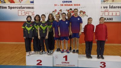 Kızlarda BİRİNCİ erkeklerde İKİNCİ oldular