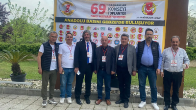 Türkiye Gazeteciler Federasyonu 69. Başkanlar Konseyi Gebze Gazeteciler Cemiyeti başkanlığı