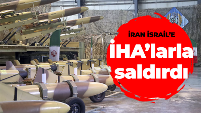 İsrail ordusu, İran'ın, insansız hava aracı (İHA) saldırısı başlattığını, İsrail