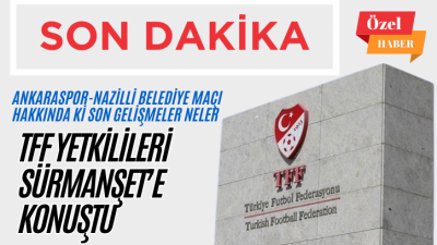 ŞİKE VAR MI ? YOK MU ? TFF YETKİLİSİ KONUŞTU…