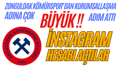 KURUMSALLAŞMA ADINA ÇOK BÜYÜK! ADIM “INSTAGRAM HESABI AÇTILAR”