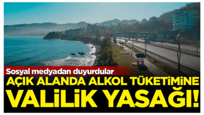 GİRESUN’DA YASAKLANDI, ZONGULDAK’TA DA YASAKLANIR MI ? Giresun Valiliği, açık alanlarda alkollü