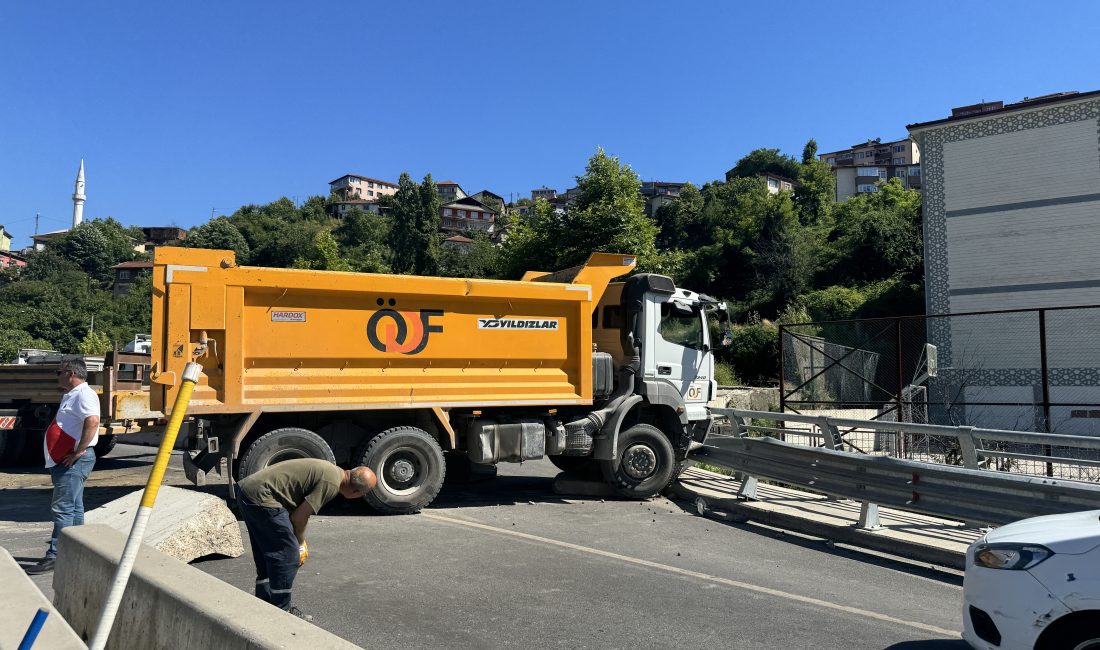ALKOLÜN SONU BARİYERLERDE BİTTİ! Zonguldak‘ta C.K. yönetimindeki hafriyat