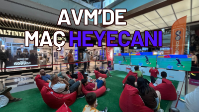 AVM’de Futbol Coşkusu!