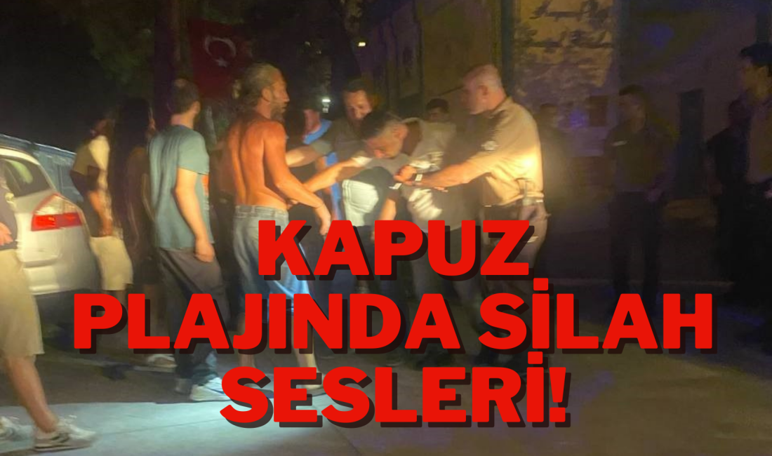 PLAJDA SİLAHLI KAVGA! Zonguldak’ın Kapuz Mahallesi’ndeki plaj