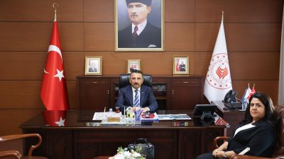 Zonguldak Valisi Osman Hacıbektaşoğlu, Kastamonu İller Bankası Bölge Müdürü Beyhan