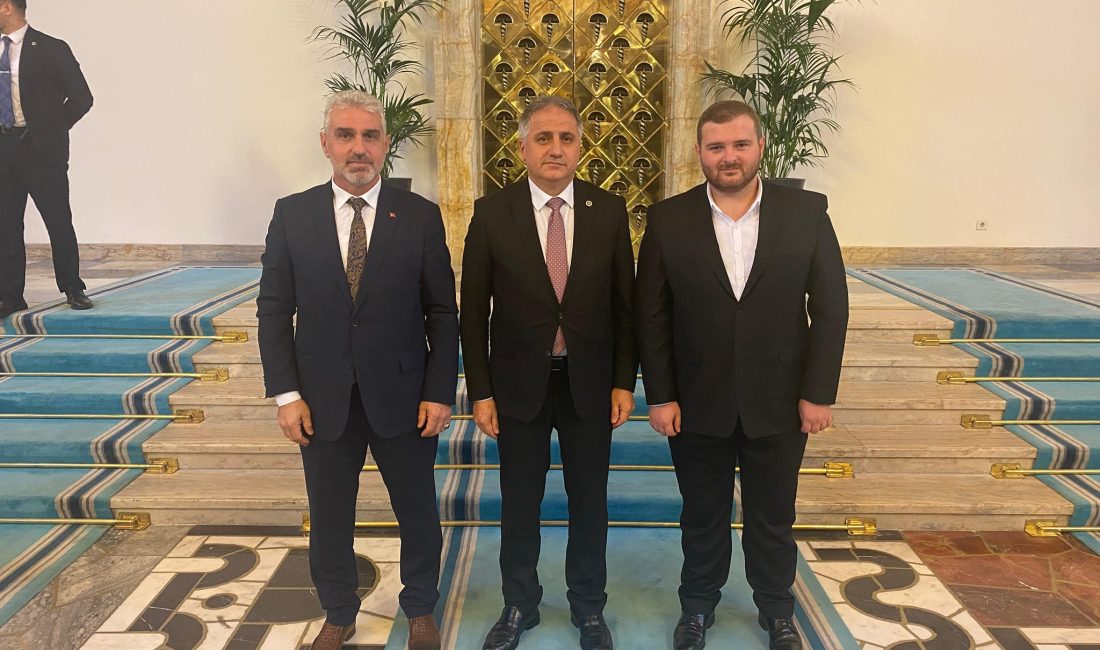 BOZKURT’A TBMM’DE ZİYARET! Ereğli Gülüç belde başkanı,