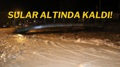 Dereler Taştı, Yollar Sular Altında Kaldı! Zonguldak’ın Kozlu ilçesinde akşam saatlerinde