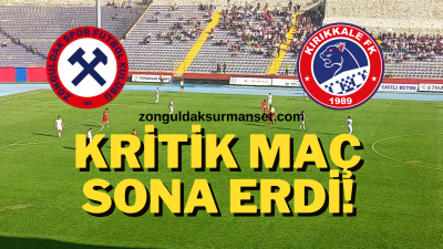 ZONGULDAKSPOR- KIRIKKALE MAÇI BİTTİ!