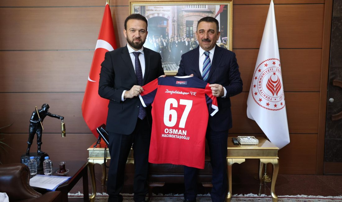 ZONGULDAKSPOR YÖNETİMİ VALİLİKTE! Zonguldak Valisi Osman Hacıbektaşoğlu,