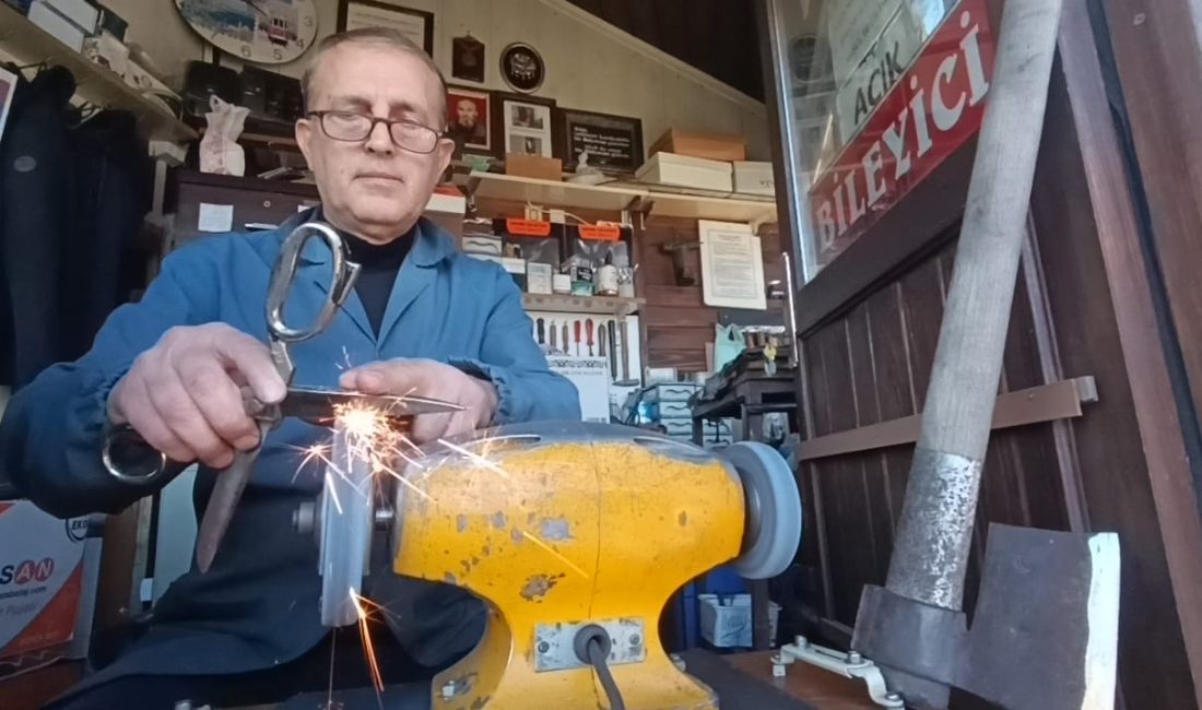 ZONGULDAK’IN TEK BİLEYİCİSİNDEN ÖNEMLİ AÇIKLAMALAR! Zonguldak'ın tek bileyici ustası