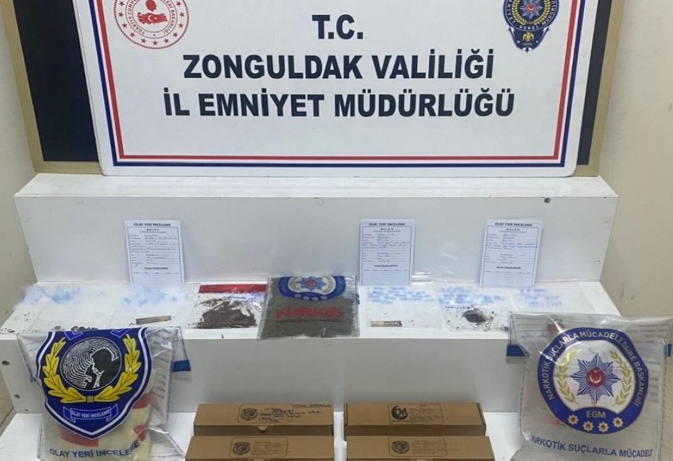 Zonguldak Emniyet Müdürlüğü’nün Uyuşturucu