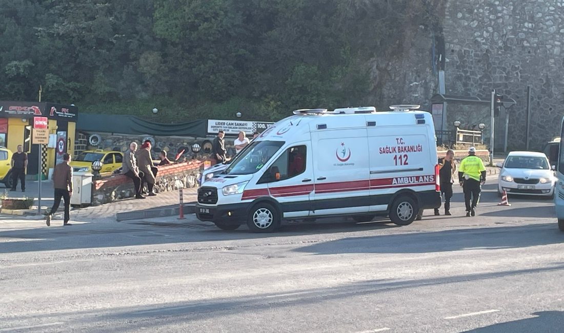 Zonguldak’ta terminal önünde 2