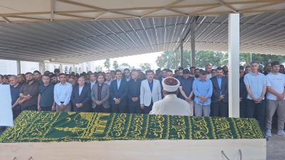 Adalet Bakan Yardımcısının babası son yolculuğuna uğurlandı