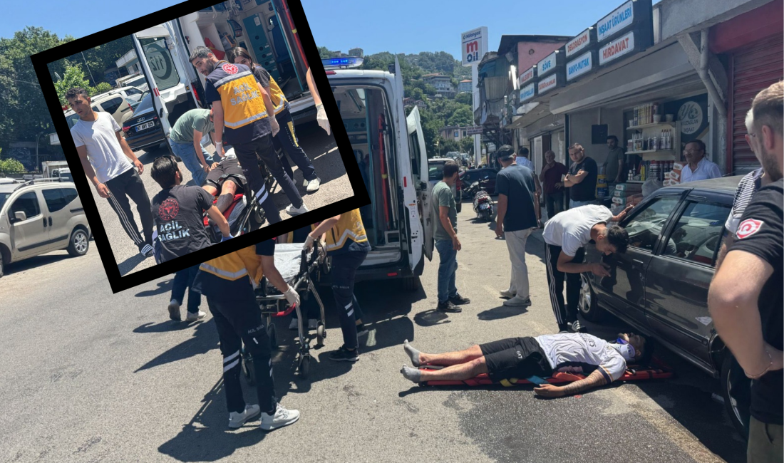 Zonguldak’ın Acılık Caddesi’nde trafik