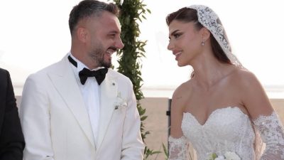 Zonguldaklı ünlü futbolcu Cenk Şahin evlendi