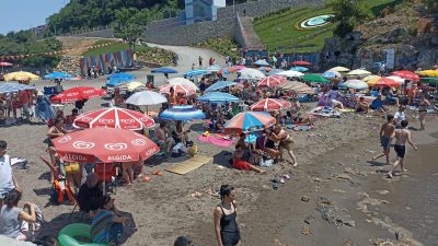 Sıcaklıklar arttı Orta Kapuz ve Tersane ziyaretçi akınına uğradı