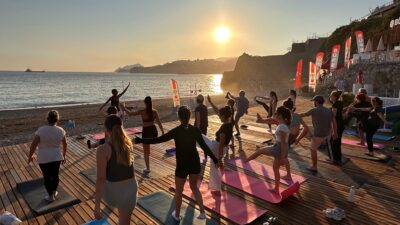 Zonguldak güne pilatesle başladı