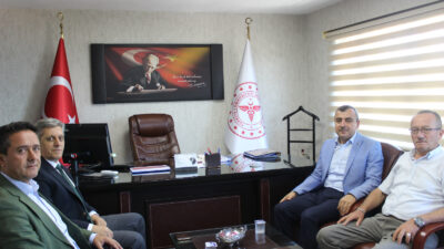 Vekil Çolakoğlu’ndan İl Sağlık Müdürü’ne ziyaret