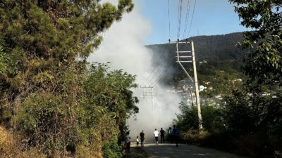 Kozlu Taşbaca’da yangın