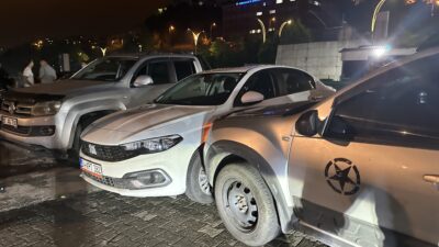 Avm otoparkında kaza meydana geldi