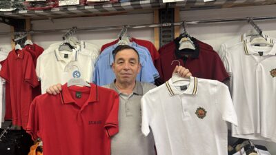 Okul kıyafetleri vitrinlerde yerini aldı