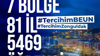 81 ilden 5469 öğrenci BEUN’u tercih etti