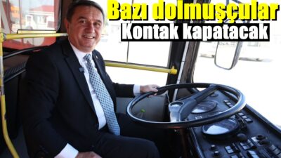 Dolmuş esnafı ”Bu ay fiyatları düşür” dedi, Başkan ”Meclis kararı olmadan olmaz” dedi