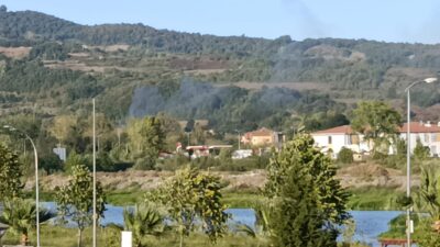 Çaycuma’da otluk yangını