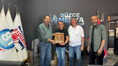 TGF Heyetinden Düzce Gazeteciler Cemiyetine Ziyaret