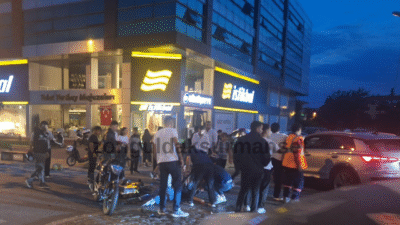 Çaycuma’da korkunç kaza! Motosikletler çarpıştı