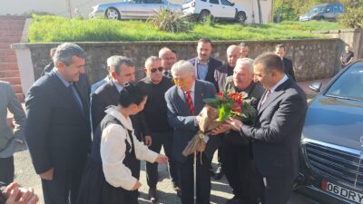 Eski TBMM Başkanı Köksal Toptan, Zonguldak’ta